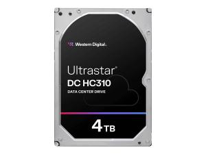 WD Ultrastar DC HC310 HUS726T4TAL5204 - Disque dur - 4 To - interne - 3.5" - SAS 12Gb/s - 7200 tours/min - mémoire tampon : 256 Mo - 0B36048 - Disques durs internes