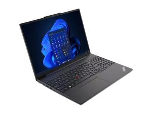 Lenovo ThinkPad E16 Gen 1 21JT - AMD Ryzen 5 - 7530U / jusqu'à 4.5 GHz - Win 11 Pro - Radeon Graphics - 16 Go RAM - 512 Go SSD TCG Opal Encryption 2, NVMe - 16" IPS 1920 x 1200 - Gigabit Ethernet - Wi-Fi 6 - noir graphite - clavier : Français - avec 1 an de support Premier Lenovo - 21JT000FFR - Ordinateurs portables