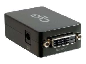 C2G Pro DVI-D to VGA Converter - Convertisseur vidéo - DVI - VGA - noir - 82401 - Convertisseurs vidéo