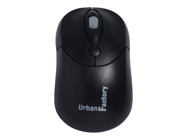 Urban Factory Big Crazy Mouse - Souris - filaire - USB - noir - BCM01UF - Souris