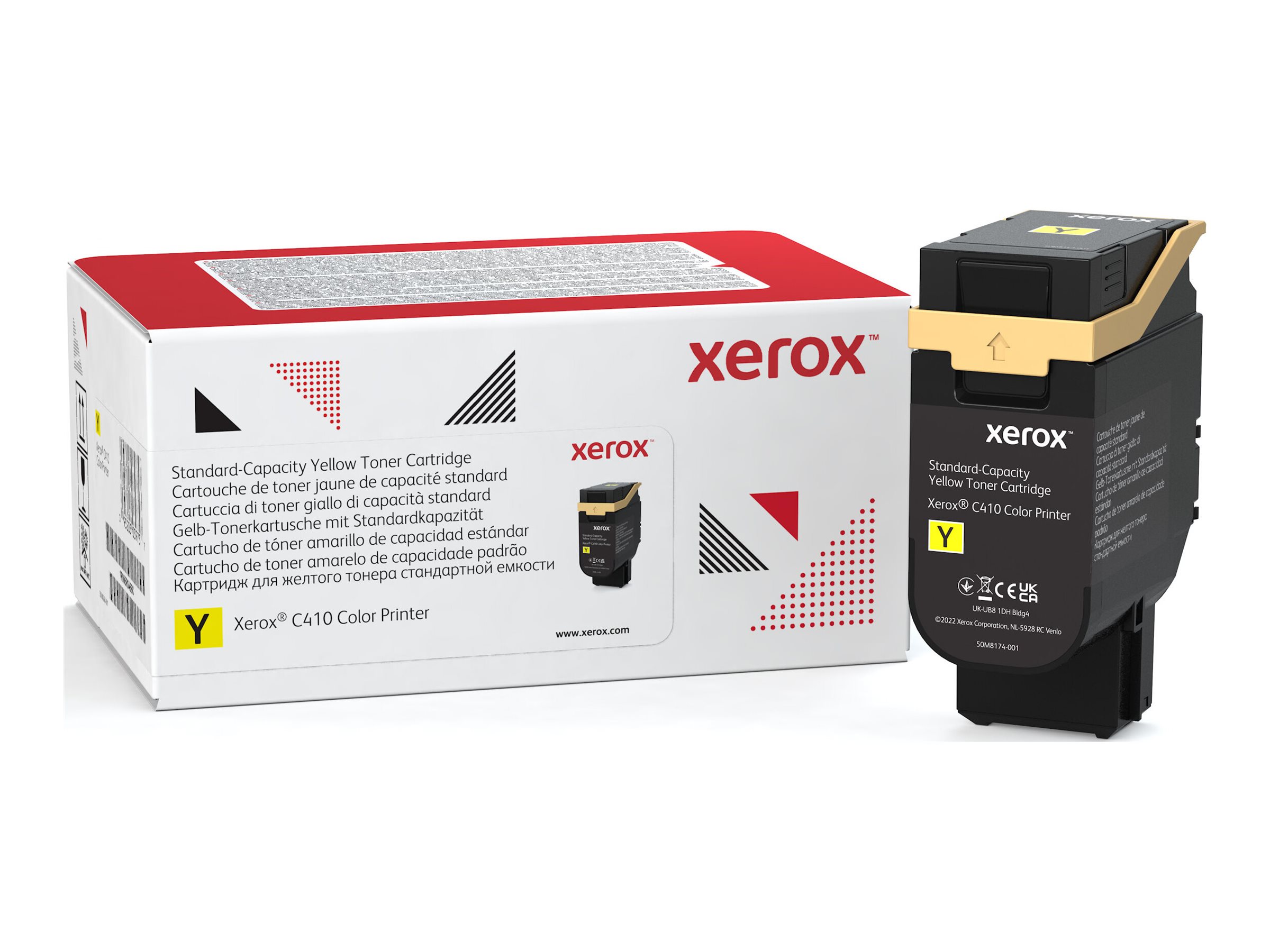 Xerox - Jaune - original - boîte - cartouche de toner Use and Return - pour Xerox C410; VersaLink C415/DN, C415V_DN - 006R04680 - Autres cartouches de toner
