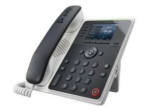 Poly Edge E220 - Téléphone VoIP avec ID d'appelant/appel en instance - (conférence) à trois capacité d'appel - SIP, SDP - fonctionnement multiligne - 16 lignes - 82M87AA - Téléphones filaires