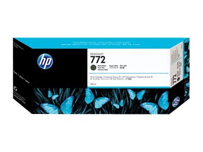 HP 772 - 300 ml - noir mat - original - DesignJet - cartouche d'encre - pour DesignJet HD Pro MFP, Z5200, Z5200 PostScript, Z5400 PostScript ePrinter - CN635A - Cartouches d'imprimante
