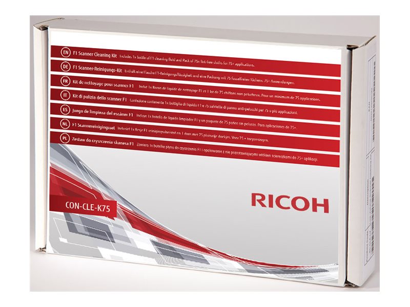 Ricoh - Kit de nettoyage pour scanner - pour Ricoh fi-7700, fi-7700S; fi 7800 - CON-CLE-K75 - Accessoires pour scanner