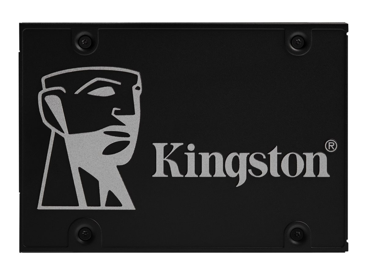Kingston KC600 - SSD - chiffré - 256 Go - interne - 2.5" - SATA 6Gb/s - AES 256 bits - Self-Encrypting Drive (SED), TCG Opal Encryption - SKC600/256G - Disques durs pour ordinateur portable
