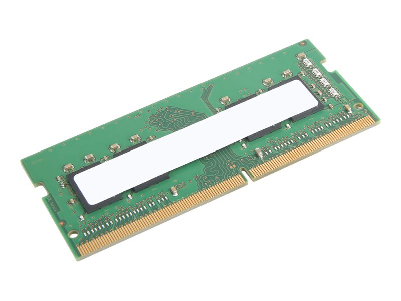 Lenovo - DDR4 - module - 16 Go - SO DIMM 260 broches - 3200 MHz / PC4-25600 - mémoire sans tampon - ECC - vert - pour ThinkPad P1 Gen 4; P15 Gen 2; P17 Gen 2; T15g Gen 2 - 4X71F27330 - DDR4