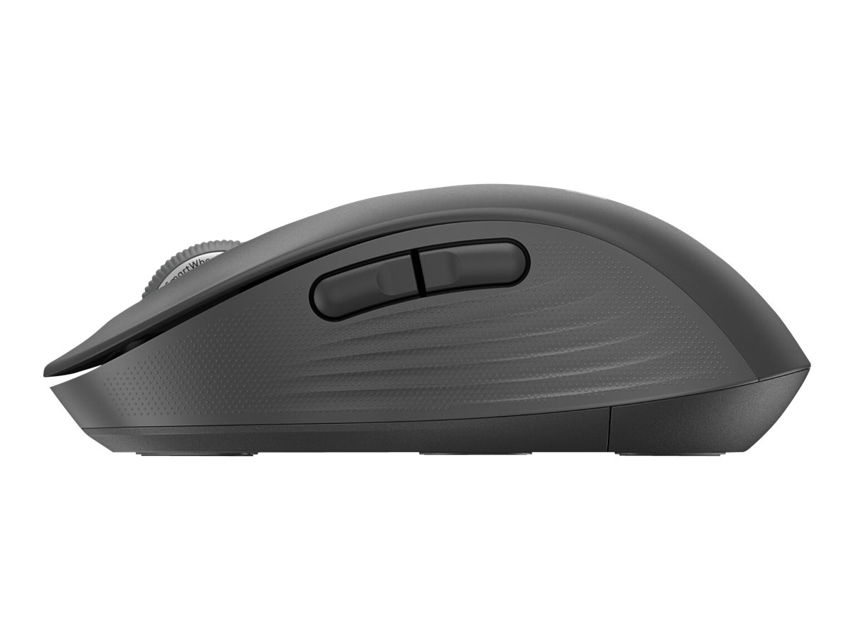 Logitech Signature M650 pour les entreprises - Souris - optique - 5 boutons - sans fil - Bluetooth, 2.4 GHz - récepteur USB Logitech Logi Bolt - graphite - 910-006274 - Souris