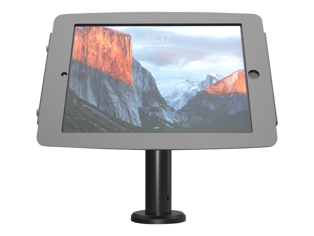 Compulocks Space Rise iPad 12.9" Counter Top Kiosk 8" Black - Pied - pour tablette - noir - ordinateur de bureau - pour Apple 12.9-inch iPad Pro (1ère génération, 2e génération) - TCDP01290SENB - Accessoires pour ordinateur portable et tablette