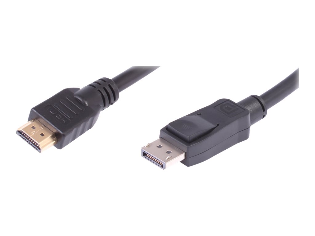 Uniformatic - Câble adaptateur - DisplayPort mâle pour HDMI mâle - 5 m - 12615 - Câbles HDMI