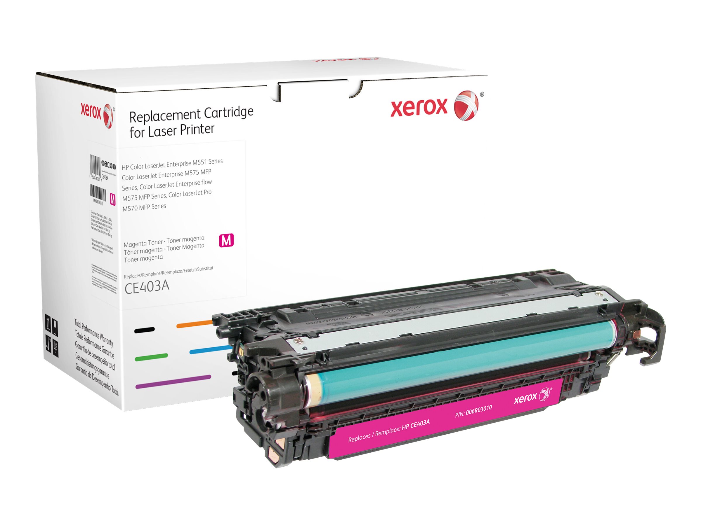 Xerox - Magenta - compatible - cartouche de toner (alternative pour : HP CE403A) - pour HP Color LaserJet Enterprise MFP M575; LaserJet Pro MFP M570 - 006R03010 - Autres cartouches de toner