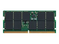 Kingston - DDR5 - module - 32 Go - SO DIMM 262 broches - 4800 MHz / PC5-38400 - CL40 - 1.1 V - mémoire sans tampon - on-die ECC - KSM48T40BD8KM-32HM - Mémoire pour ordinateur portable