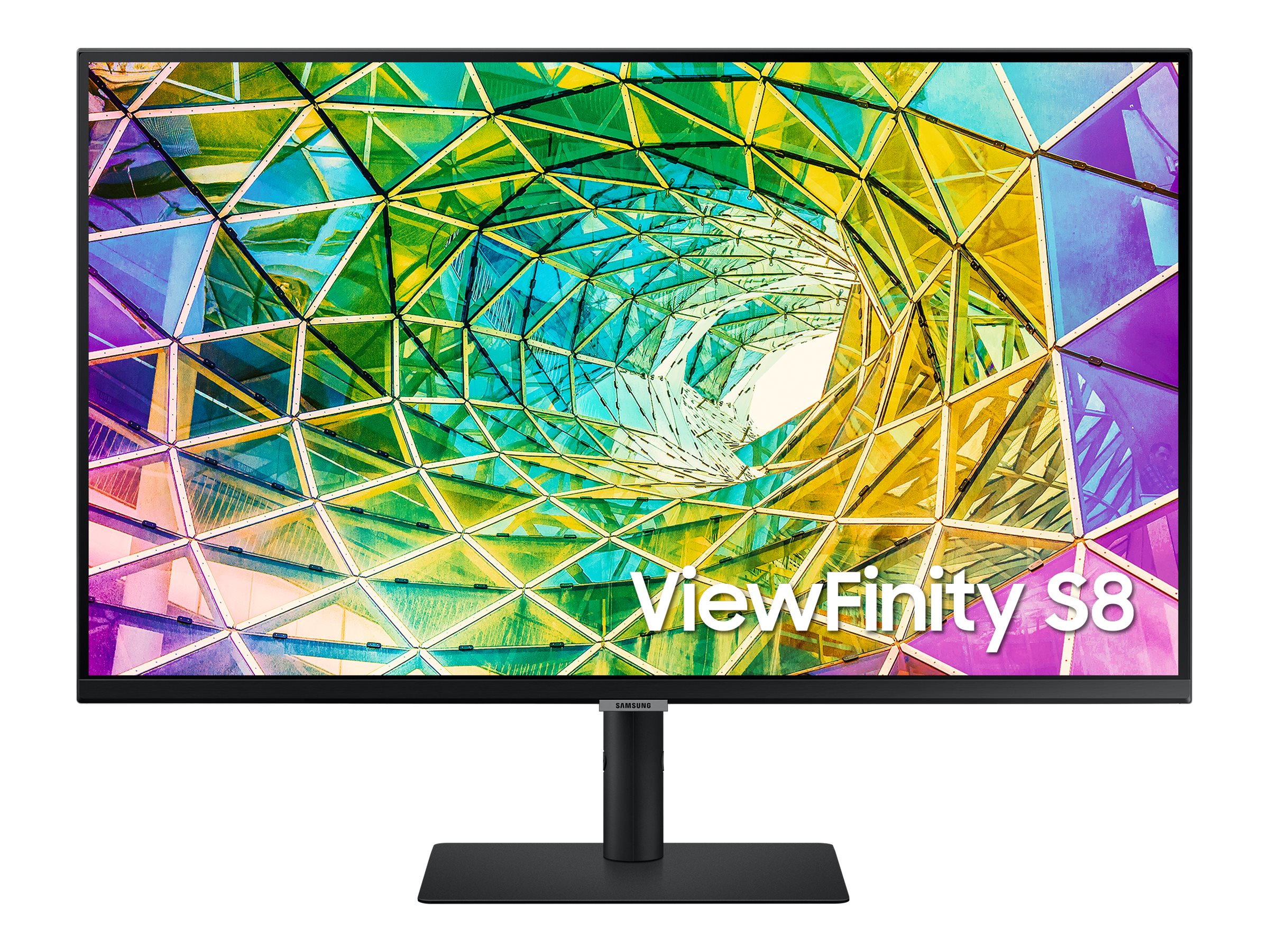 Samsung ViewFinity S8 S32A800NMP - S80A Series - écran LED - 32" - 3840 x 2160 4K @ 60 Hz - VA - 300 cd/m² - 2500:1 - HDR10 - 5 ms - HDMI, DisplayPort - noir - LS32A800NMPXEN - Écrans d'ordinateur