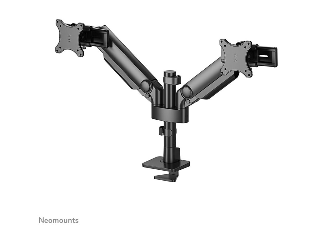 Neomounts NEXT One DS65S-950BL2 - Kit de montage (bras articulé) - pleine action - pour 2 écrans LCD - aluminium - noir - Taille d'écran : 24"-34" - montrable sur bureau - DS65S-950BL2 - Accessoires pour écran