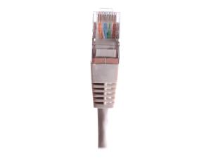 Uniformatic - Cordon de raccordement - RJ-45 (M) pour RJ-45 (M) - 5 m - FTP - CAT 6 - moulé, bloqué - gris - 23025 - Câbles à paire torsadée