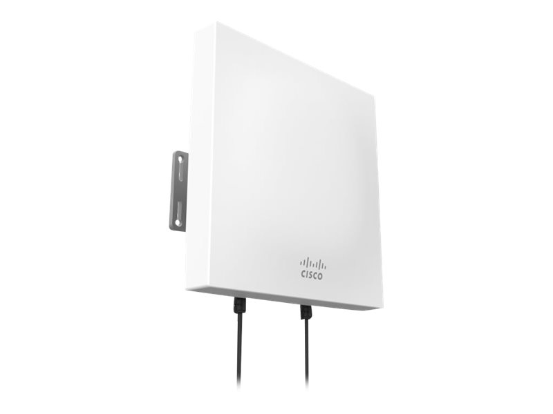 Cisco Meraki Dual-Band Patch Antenna (8/6.5 dBi Gain) - Antenne - 8 dBi, 6.5 dBi - directionnel - extérieur, mural, montage sur perche, intérieur - pour Cisco Meraki MR62, MR66, MR72, MR74, MR84 - MA-ANT-25 - Antennes et accessoires réseau