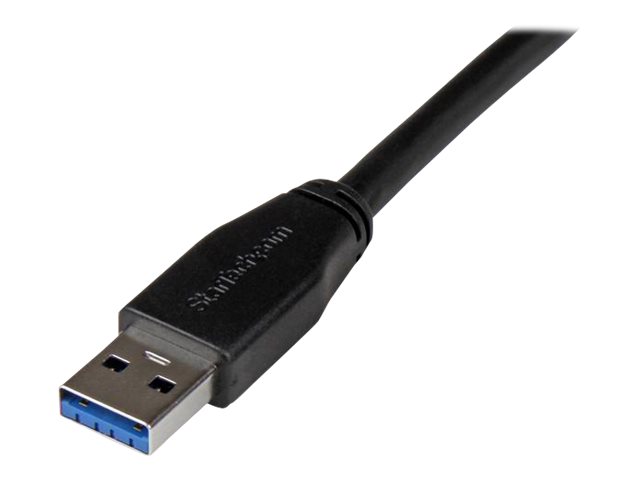 StarTech.com Câble SuperSpeed USB 3.0 A vers B de 1m - Cordon USB A vers USB B - Mâle / Mâle - Bleu - Câble USB - USB Type B (M) pour USB type A (M) - USB 3.0 - 1 m - moulé - noir - USB3SAB1M - Câbles USB