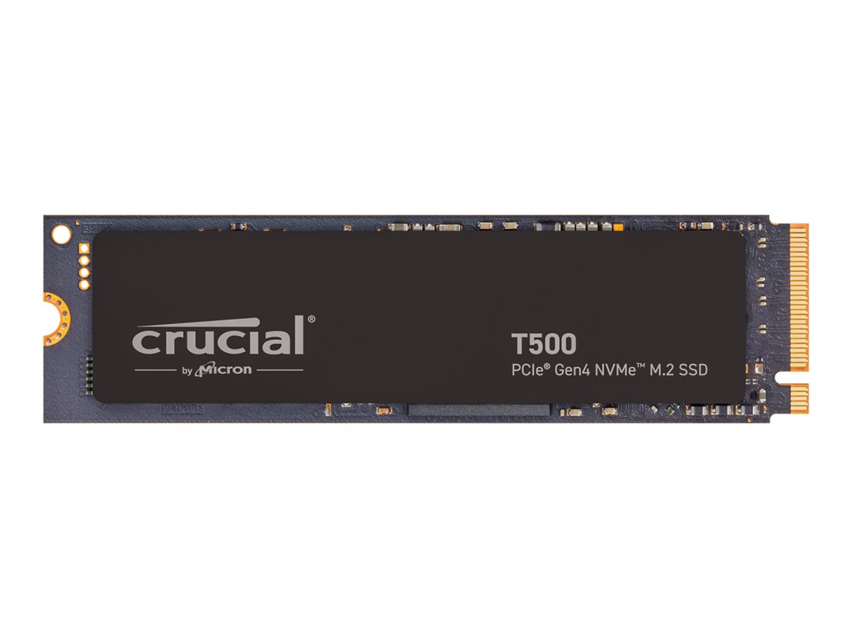 Crucial T500 - SSD - 2 To - interne - PCIe 4.0 (NVMe) - CT2000T500SSD8 - Disques SSD
