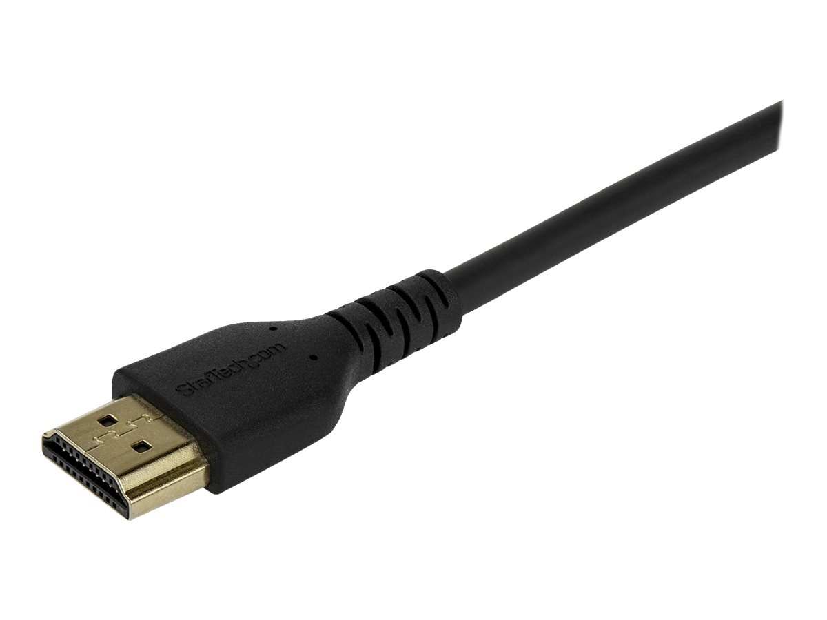 StarTech.com Câble HDMI haute vitesse avec Ethernet de 2 m - 4K 60 Hz - Premium - Premium High speed - câble HDMI avec Ethernet - HDMI mâle pour HDMI mâle - 2 m - noir - pour P/N: TB3DKM2HDL - RHDMM2MP - Câbles HDMI