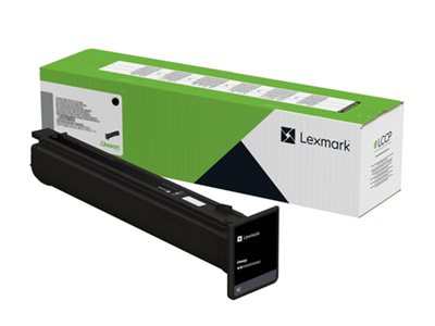 Lexmark - Noir - original - boîte - cartouche de toner LCCP, LRP - pour Lexmark CS963e, CX833se, CX950se, CX951se, CX961se, CX962se, CX963se, MX953se - 77L20K0 - Cartouches de toner