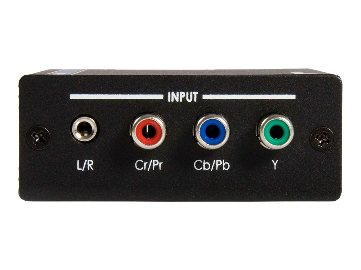 StarTech.com Convertisseur video composant vers HDMI avec audio - Convertisseur vidéo - vidéo composante - HDMI - noir - CPNTA2HDMI - Convertisseurs vidéo