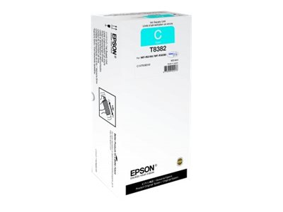 Epson T8382 - 167.4 ml - cyan - original - recharge d'encre - pour WorkForce Pro WF-R5190, WF-R5190DTW, WF-R5690, WF-R5690DTWF, WF-R5690DTWFL - C13T838240 - Réservoirs d'encre