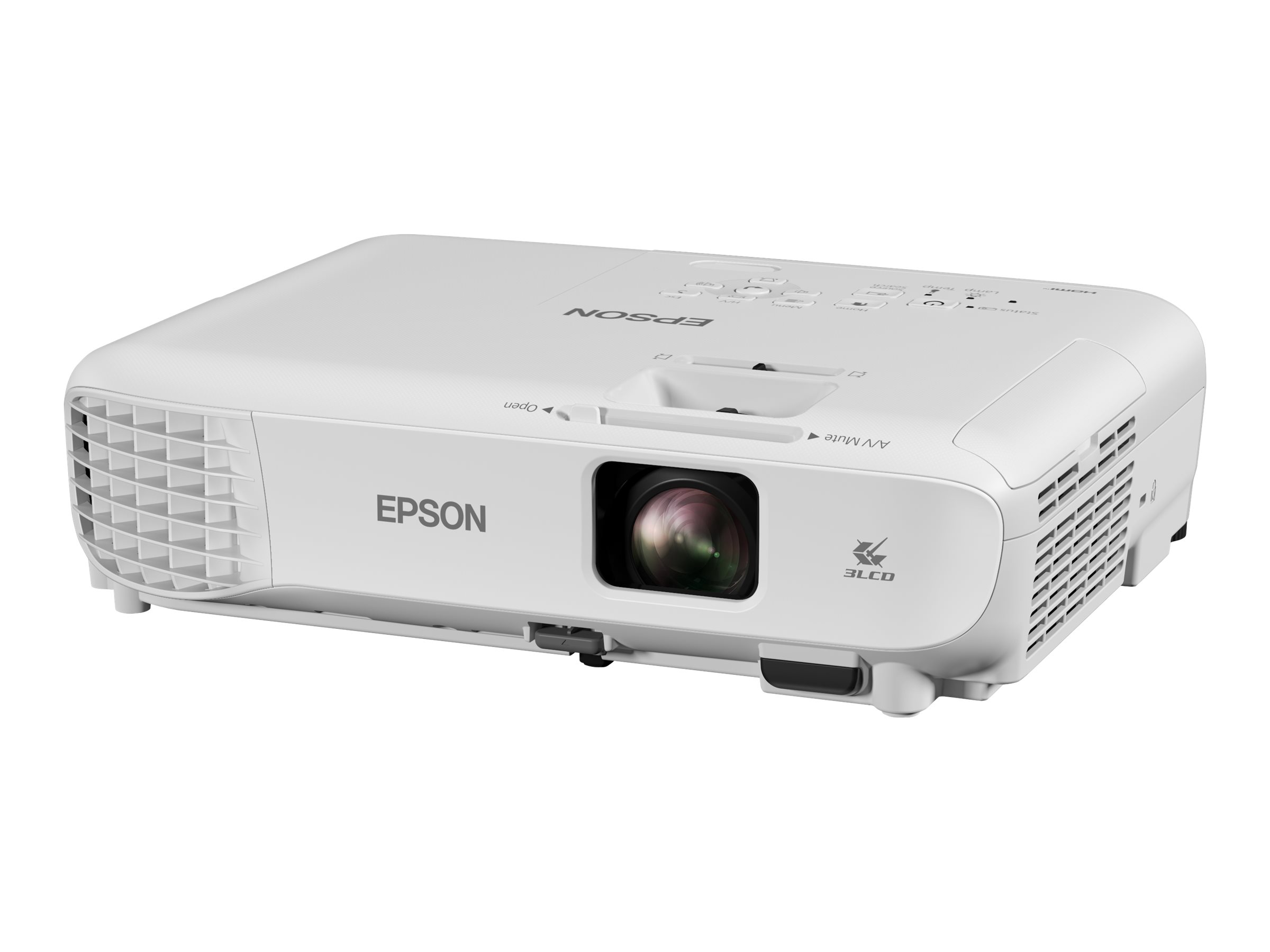 Epson EB-W06 - Projecteur 3LCD - portable - 3700 lumens (blanc) - 3700 lumens (couleur) - WXGA (1280 x 800) - 16:10 - 720p - V11H973040 - Projecteurs numériques
