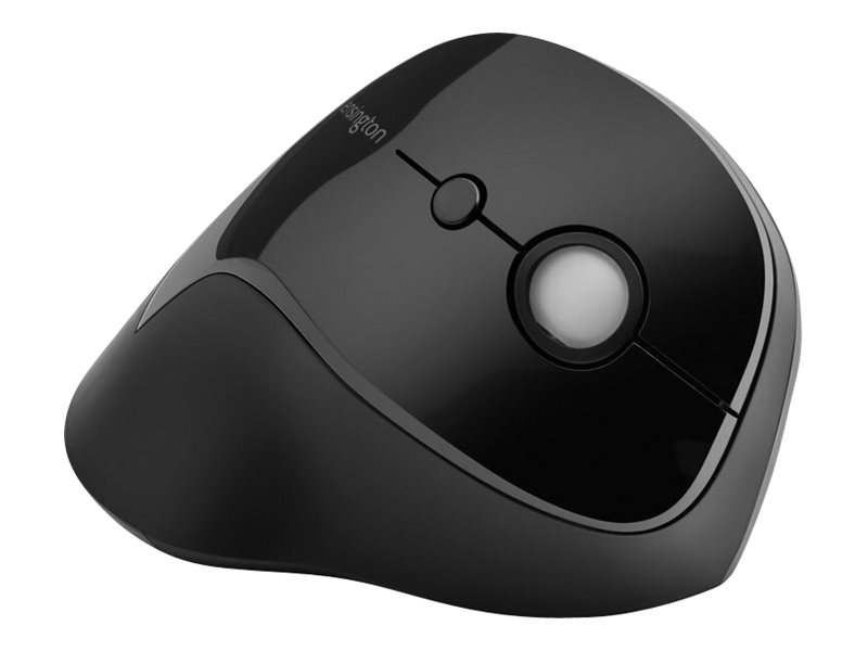 Kensington Pro Fit Ergo Vertical Wireless Mouse - Souris verticale - ergonomique - pour droitiers - 6 boutons - sans fil - 2.4 GHz - récepteur sans fil USB - noir - K75501EU - Souris