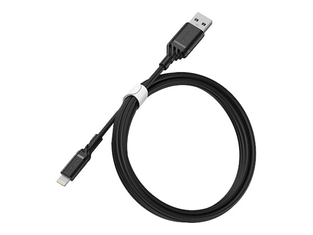 OtterBox Standard - Câble Lightning - Lightning mâle pour USB mâle - 1 m - noir - 78-52525 - Accessoires pour systèmes audio domestiques
