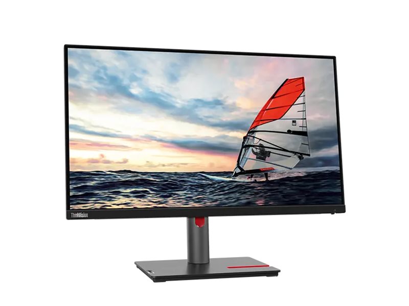 Lenovo ThinkVision P25i-30 - Écran LED - 25" (24.5" visualisable) - 1920 x 1080 Full HD (1080p) @ 100 Hz - IPS - 250 cd/m² - 1300:1 - 4 ms - HDMI, VGA, DisplayPort - noir corbeau - 63F4MAT1EU - Écrans d'ordinateur