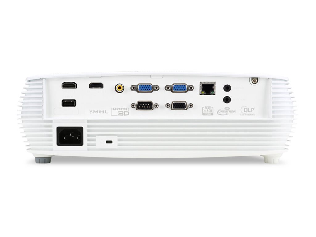 Acer P5330W - Projecteur DLP - UHP - portable - 3D - 4500 lumens - WXGA (1280 x 800) - 16:10 - 720p - LAN - MR.JPJ11.001 - Projecteurs DLP