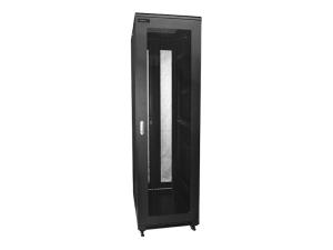 StarTech.com 42U Server Rack Cabinet - 4-Post Adjustable Depth (5.9" to 36.4") IT Network Equipment Rack Enclosure with Casters - 2000lbs (RK4236BKB) - Rack armoire - sur le sol - noir - 42U - 19" - RK4236BKB - Accessoires pour serveur