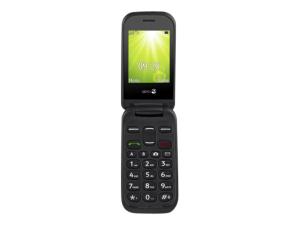 DORO 2404 - Téléphone de service - RAM 16 Mo - microSD slot - Écran LCD - 320 x 240 pixels - rear camera 0,3 MP - noir - 7359 - Téléphones GSM