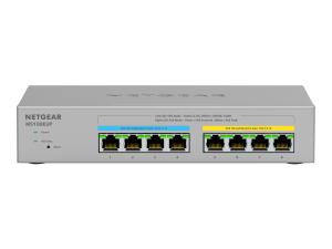 NETGEAR Plus MS108EUP - Commutateur - Géré - 4 x 100/1000/2.5G (PoE++) + 4 x 100/1000/2.5G (PoE+) - de bureau, fixation murale - PoE++ (230 W) - MS108EUP-100EUS - Concentrateurs et commutateurs gigabit