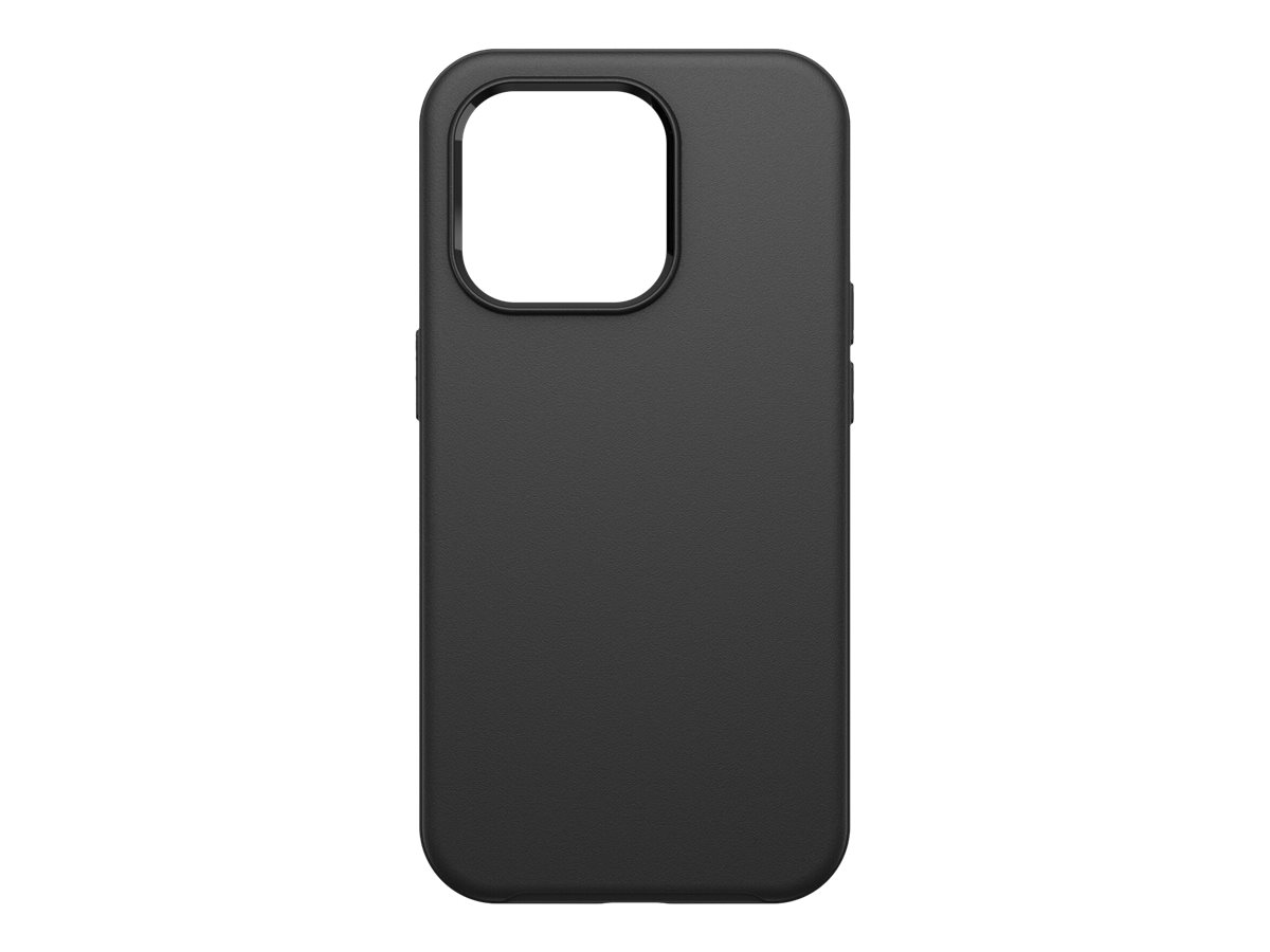 OtterBox Symmetry Plus - Coque de protection pour téléphone portable - pour MagSafe - compatibilité avec MagSafe - polycarbonate, caoutchouc synthétique, 50 % de plastique recyclé - noir - conception lisse - pour Apple iPhone 14 Pro - 77-89043 - Coques et étuis pour téléphone portable