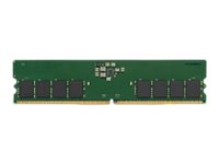 Kingston - DDR5 - kit - 32 Go: 2 x 16 Go - DIMM 288 broches - 4800 MHz / PC5-38400 - CL40 - 1.1 V - mémoire sans tampon - non ECC - pour Dell OptiPlex 7000; Lenovo ThinkCentre M80s Gen 3; M80t Gen 3; ThinkStation P360 Ultra - KCP548US8K2-32 - DDR5