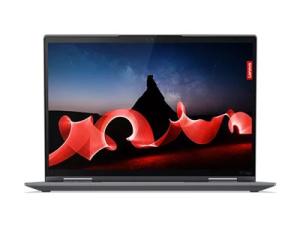 Lenovo ThinkPad X1 Yoga Gen 8 21HQ - Conception inclinable - Intel Core i7 - 1355U / jusqu'à 3.7 GHz - Evo - Win 11 Pro - Carte graphique Intel Iris Xe - 32 Go RAM - 1 To SSD TCG Opal Encryption 2, NVMe, Performance - 14" OLED écran tactile 3840 x 2400 (WQUXGA) - NFC, Wi-Fi 6E - 5G - gris orage - clavier : Français - avec 3 ans de Lenovo Premier Support, compensation CO2 0,5 tonne - 21HQ005TFR - Ordinateurs portables