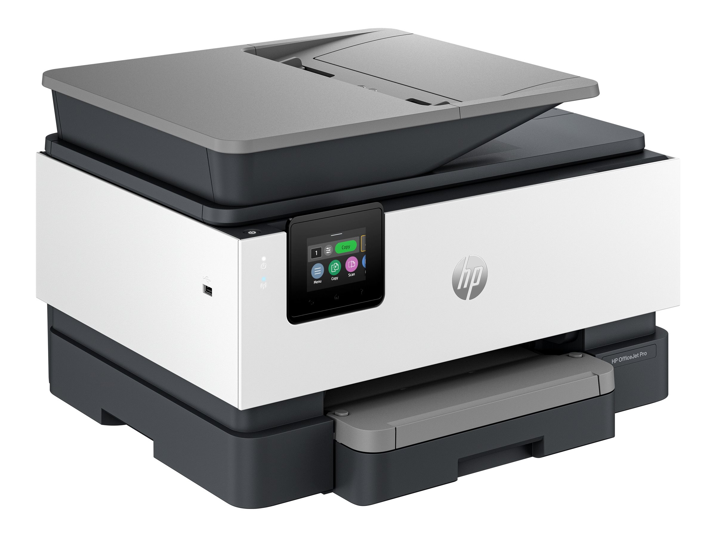 HP Officejet Pro 9120e All-in-One - Imprimante multifonctions - couleur - jet d'encre - Legal (216 x 356 mm) (original) - A4/Legal (support) - jusqu'à 21 ppm (copie) - jusqu'à 22 ppm (impression) - 250 feuilles - 33.6 Kbits/s - USB 2.0, hôte USB 2.0, Wi-Fi(ac), Bluetooth, LAN - ciment - 403X8B#629 - Imprimantes multifonctions