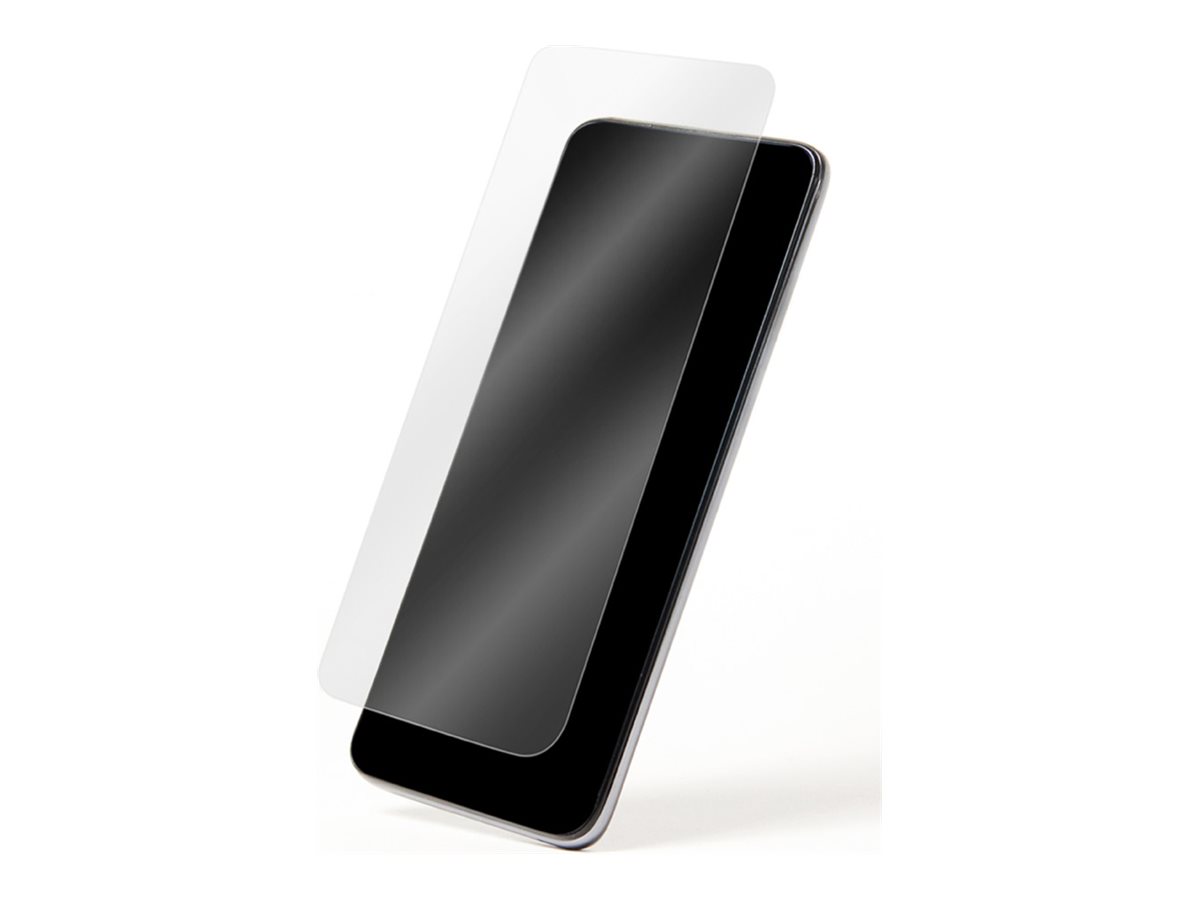 BIGBEN Connected - Protection d'écran pour téléphone portable - + SmartFrame - 2.5D - verre - couleur de cadre noir - pour Apple iPhone 15 Pro Max - PEGLASSIP15PM - Accessoires pour téléphone portable