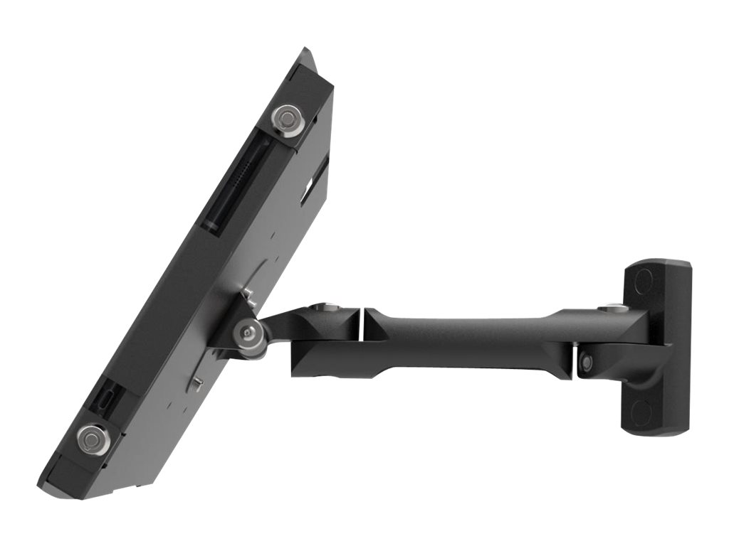 Compulocks Space Swing Tablet Arm Surface Pro 7 / Galaxy TabPro S - Boîtier - pour tablette - verrouillable - aluminium de haute qualité - noir - montable sur mur, dessus de comptoir - pour Microsoft Surface Pro (Mi-2017), Pro 3, Pro 4, Pro 6, Pro 7; Samsung Galaxy TabPro S - 827B912SGEB - Accessoires pour ordinateur portable et tablette