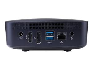 ASUS VivoMini UN68U - Barebone - mini PC - 1 x Core i5 8250U - RAM 0 Go - UHD Graphics 620 - Gigabit Ethernet LAN sans fil: - Bluetooth 4.0, 802.11a/b/g/n/ac - bleu nuit - UN68U-BM011M - Mini-systèmes