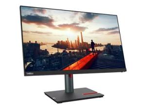 Lenovo ThinkVision P24h-30 - Écran LED - 23.8" - 2560 x 1440 QHD @ 60 Hz - IPS - 300 cd/m² - 1000:1 - 4 ms - HDMI, DisplayPort, USB-C - noir corbeau - pour ThinkPad P15 Gen 2 20YQ - 63B3GAT6EU - Écrans d'ordinateur