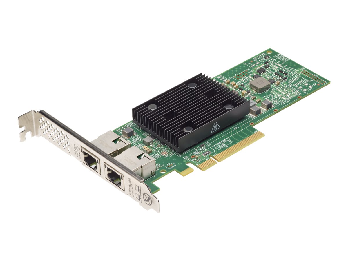 Lenovo ThinkSystem Broadcom NX-E - Adaptateur réseau - PCIe 3.0 x8 profil bas - 10Gb Ethernet x 2 - pour ThinkAgile VX3530-G Appliance; VX7330-N Appliance; ThinkSystem SR250 V2; ST250 V2; ST50 V2 - 7ZT7A00496 - Adaptateurs réseau PCI-e