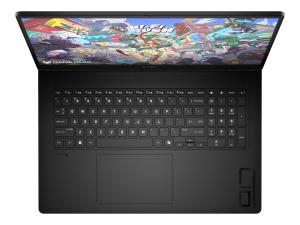 OMEN by HP Laptop 17-db0115nf - AMD Ryzen 7 - 8845HS / jusqu'à 5.1 GHz - Win 11 Home - GeForce RTX 4070 - 32 Go RAM - 1 To SSD NVMe - 17.3" IPS 2560 x 1440 (QHD) @ 240 Hz - Gigabit Ethernet - Wi-Fi 6E, Bluetooth - noir céleste, chrome noir (logo) - clavier : Français - B3ZK2EA#ABF - Ordinateurs portables