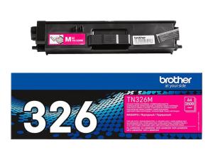 Brother TN326M - Magenta - original - cartouche de toner - pour Brother DCP-L8400, DCP-L8450, HL-L8250, HL-L8350, MFC-L8650, MFC-L8850 - TN326M - Cartouches de toner Brother