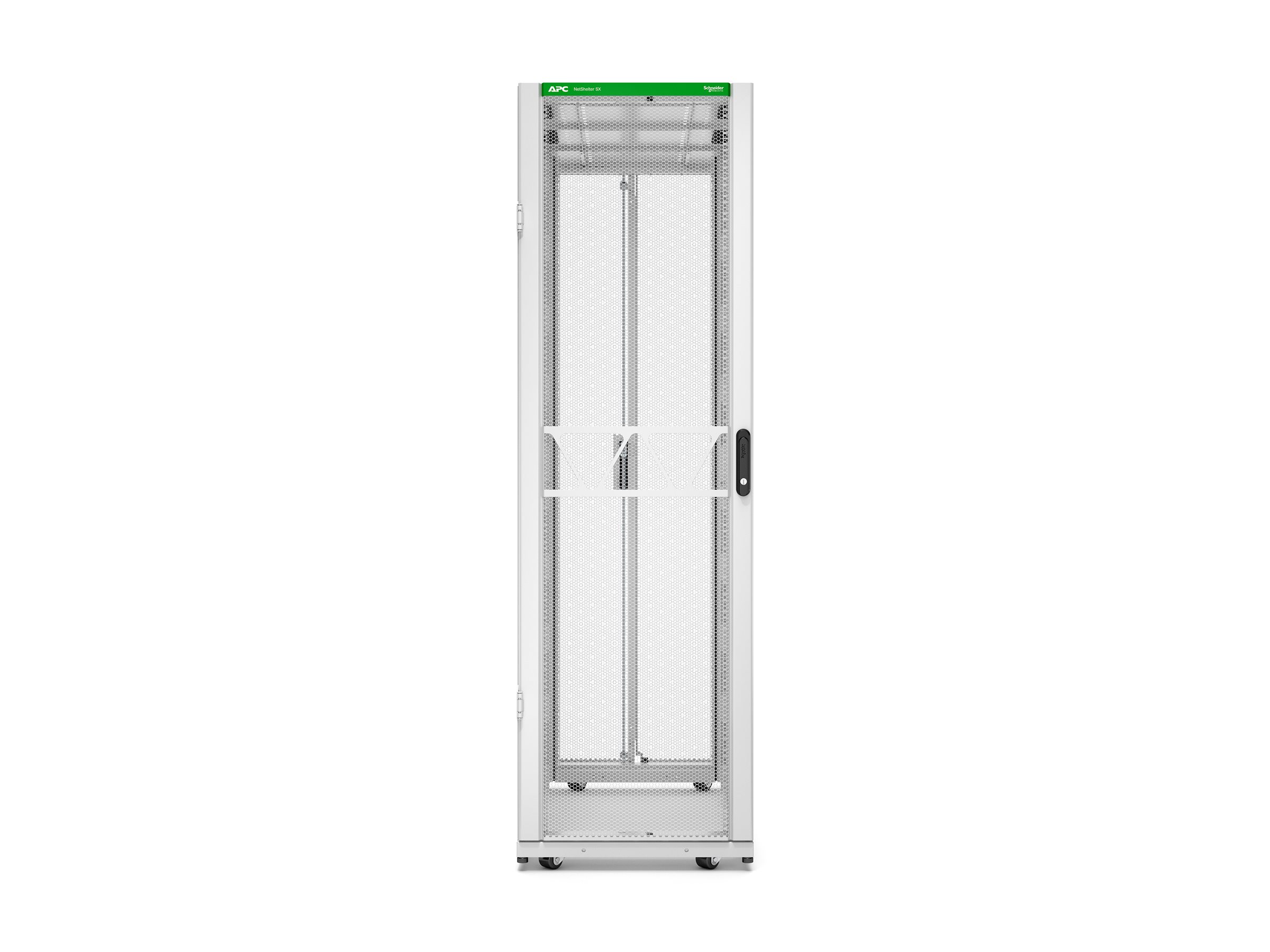 APC NetShelter SX Gen 2 - Rack armoire - H 1991 x L 600 x P 1200 mm, avec les côtés - sur le sol - blanc - 42U - 19" - AR3300W2 - Accessoires pour serveur