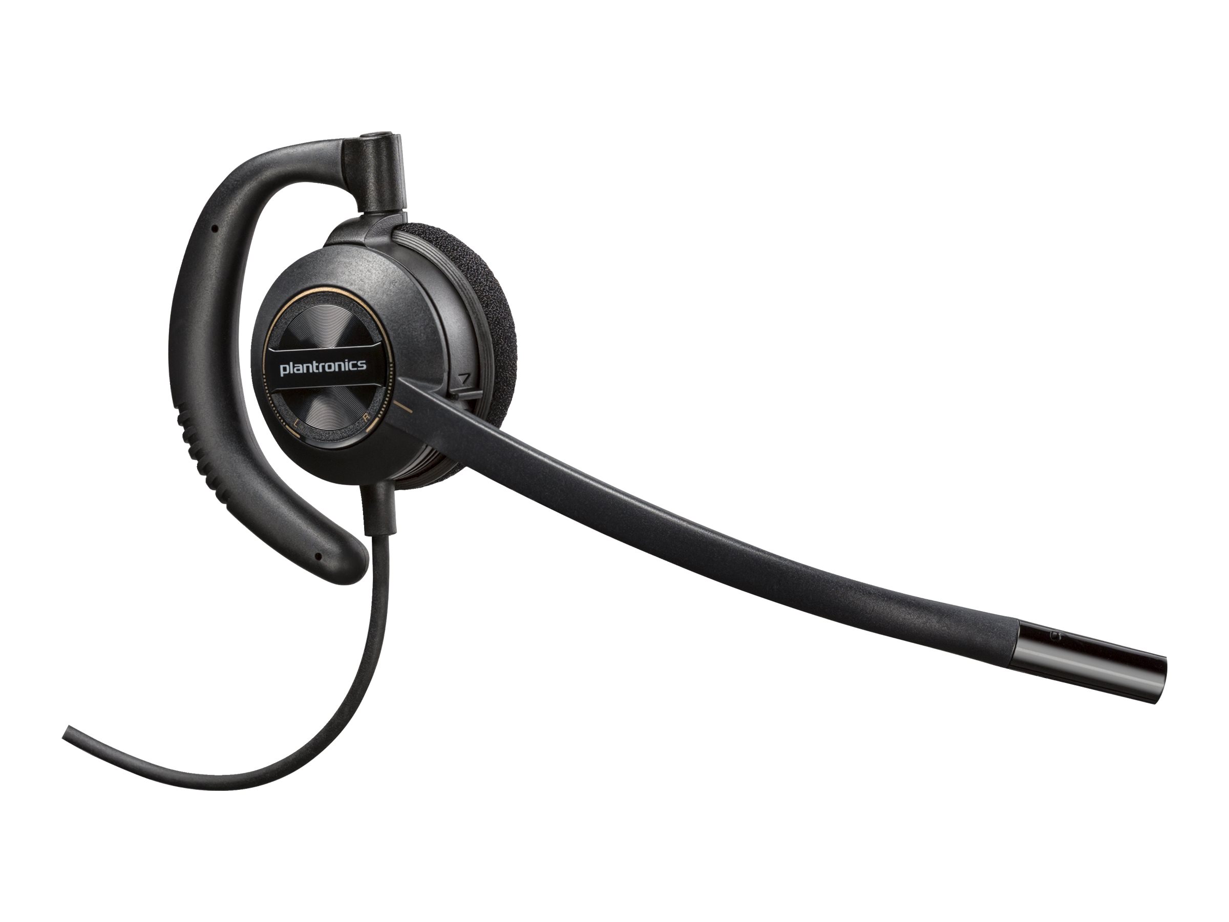 Poly EncorePro 540D - EncorePro 500 series - micro-casque - sur-oreille - convertible - filaire - Quick Disconnect - noir - 783N7AA - Écouteurs