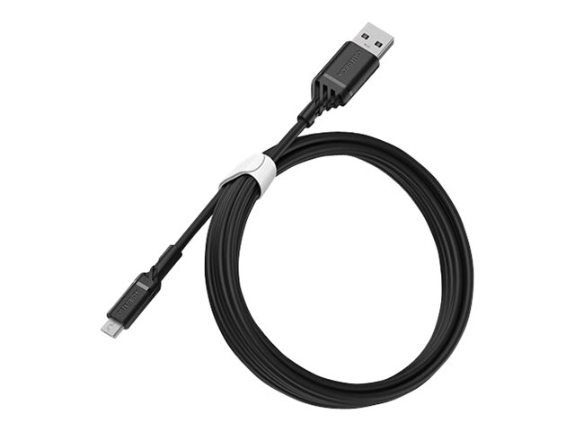 OtterBox Standard - Câble USB - Micro-USB de type B (M) pour USB (M) - USB 2.0 - 3 A - 2 m - noir - 78-52657 - Câbles USB