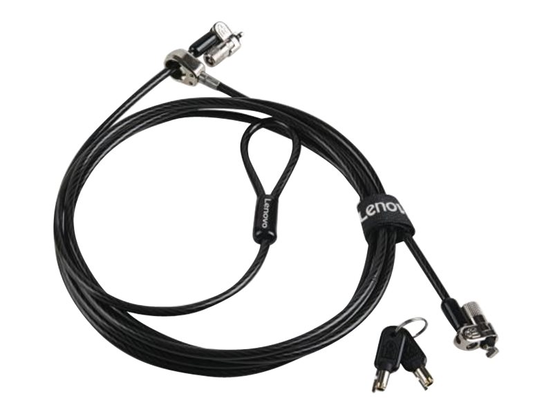 Kensington MicroSaver 2.0 Twin Head - Câble de sécurité - 2.5 m - 4XE0N80915 - Accessoires pour ordinateur portable et tablette