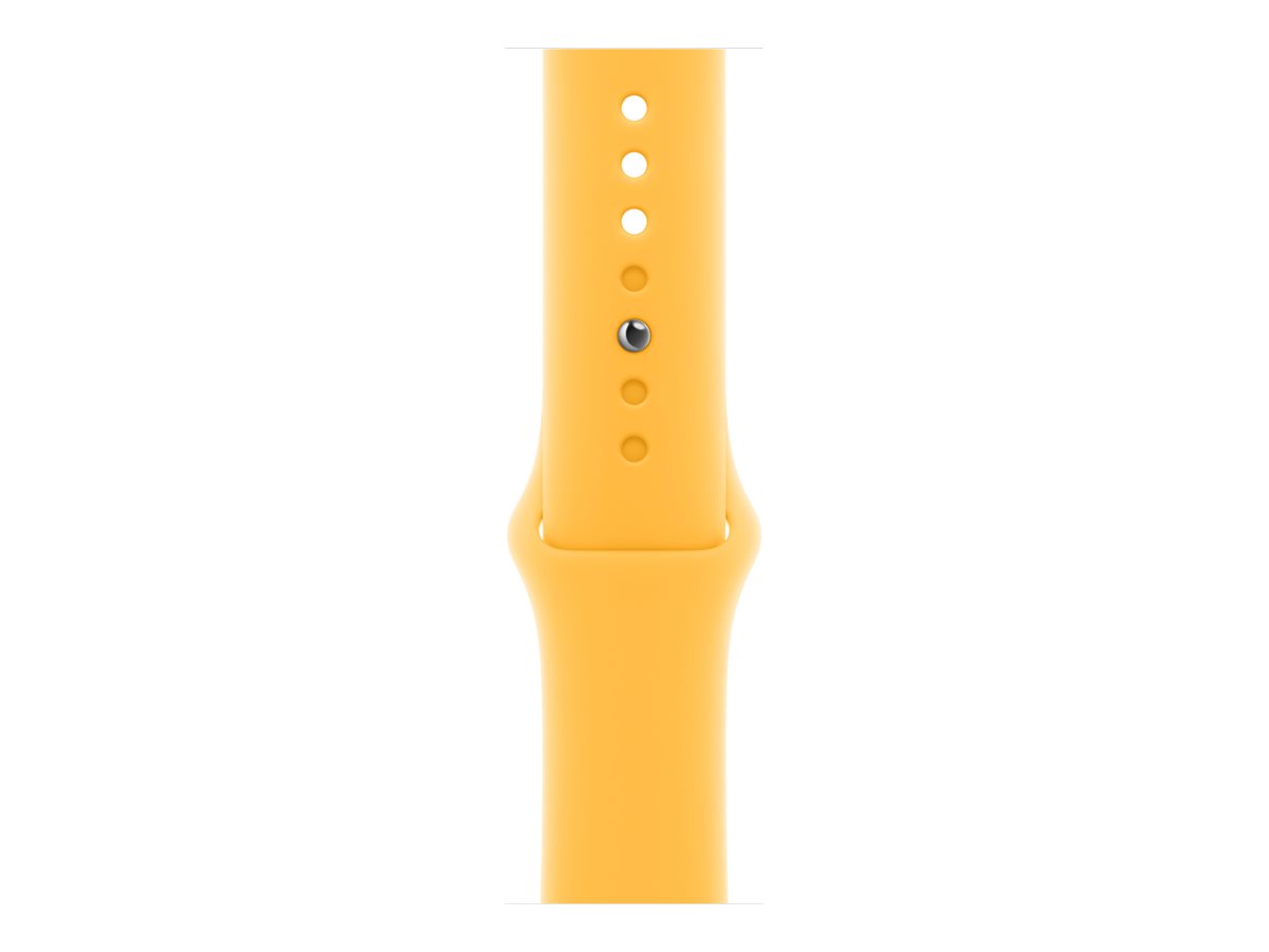Apple - Bracelet pour montre intelligente - 45 mm - taille P/M - jaune soleil - MWMW3ZM/A - Accessoires pour smart watch