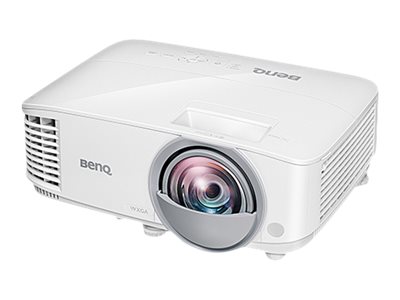 BenQ MW809STH - Projecteur DLP - portable - 3D - 3600 ANSI lumens - WXGA (1280 x 800) - 16:10 - 720p - objectif fixe à focale courte - MW809STH - Projecteurs numériques